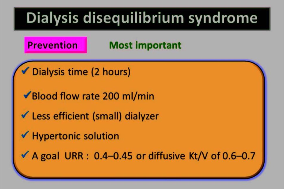 dialysis disequilibrium syndrome